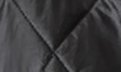 Allsaints Alii Quilted Bomber Jacket In Black