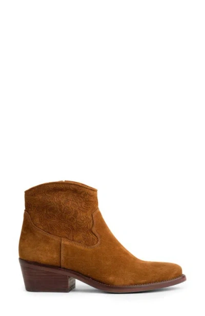 Penelope Chilvers Cassidy Suede Cowboy Boot In Brown