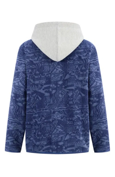 Quiksilver Kids' Surf Days Cotton Blend Fleece Hoodie In Blue