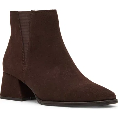 Blondo Mckinzie Waterproof Block Heel Chelsea Boot In Brown