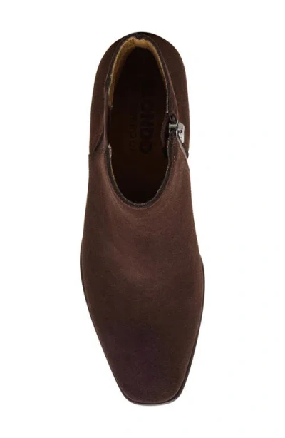 Blondo Mckinzie Waterproof Block Heel Chelsea Boot In Brown