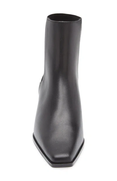 Mango Square Toe Bootie In Black