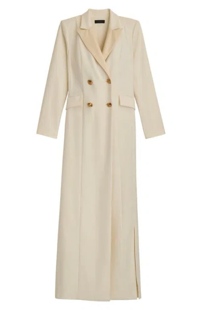 Donna Karan Crepe Coat Dress In Animal Print