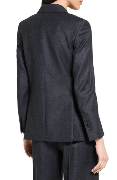 Theory Double Breasted Tuxedo Combo Jacket In Multi
