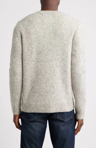 Schott Nyc Tri-blend Henley Sweater In White