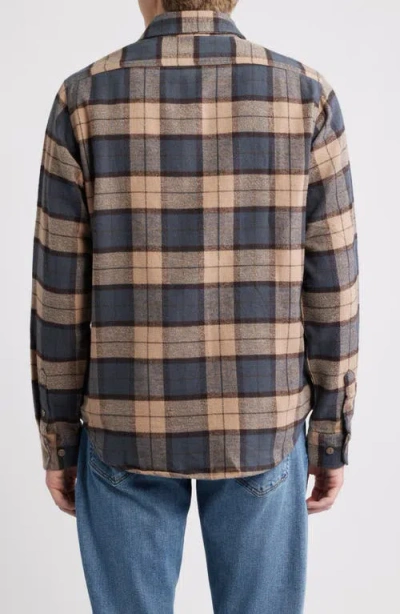 Schott Nyc Plaid Flannel Button-up Work Shirt In Multi