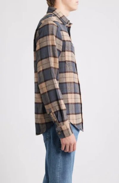Schott Nyc Plaid Flannel Button-up Work Shirt In Multi