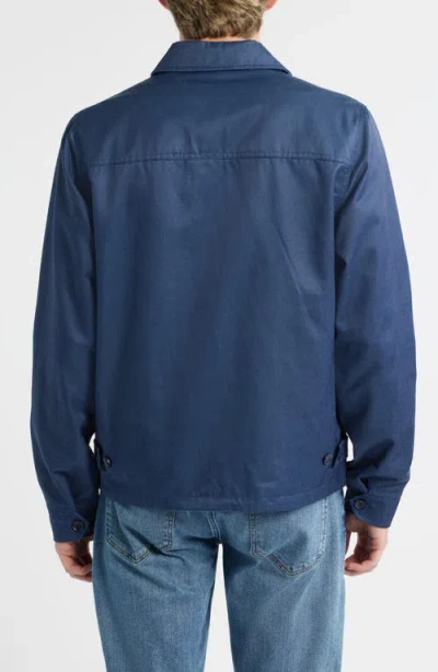 Schott Nyc Reversible 'mac' Jacket In Blue