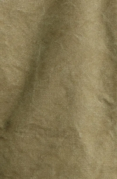 Schott Nyc Countryman's Sunset Cotton Canvas Zip-up Jacket In Green