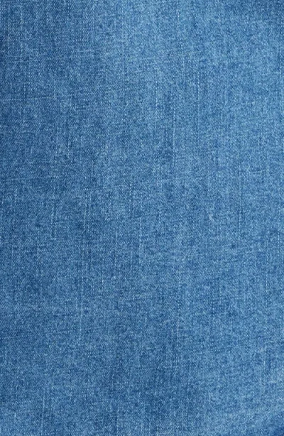 Schott Nyc Cotton Denim Western Shirt In Blue