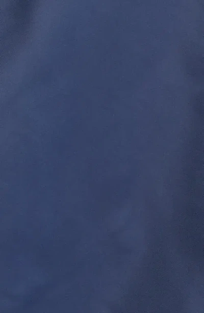 Schott Nyc Ma-1 Satin Flight Jacket In Blue