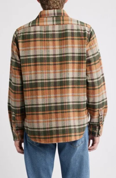 Schott Nyc Plaid Flannel Button-up Work Shirt In Multi