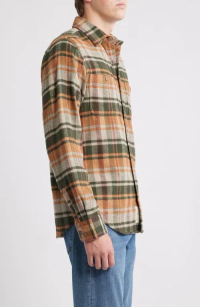 Schott Nyc Plaid Flannel Button-up Work Shirt In Multi