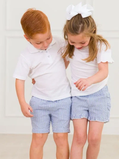 Ruggedbutts Boys Pull-on Shorts In Blue