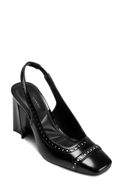 Karl Lagerfeld Women's Siofra Square Toe Heels In Black