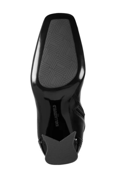 Karl Lagerfeld Paris Shreya Sculpted Block Heel Knee High Boot In Multi