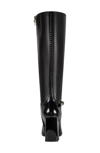 Karl Lagerfeld Paris Shreya Sculpted Block Heel Knee High Boot In Multi