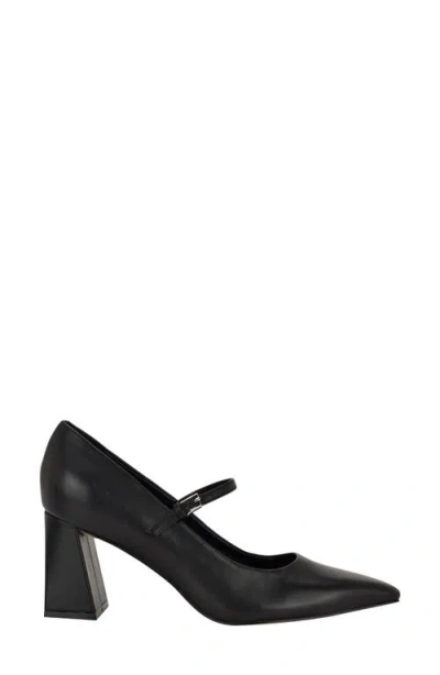 Calvin Klein Women's Naprina Block Heel Mary Jane Pumps In Black