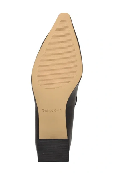 Calvin Klein Women's Naprina Block Heel Mary Jane Pumps In Black