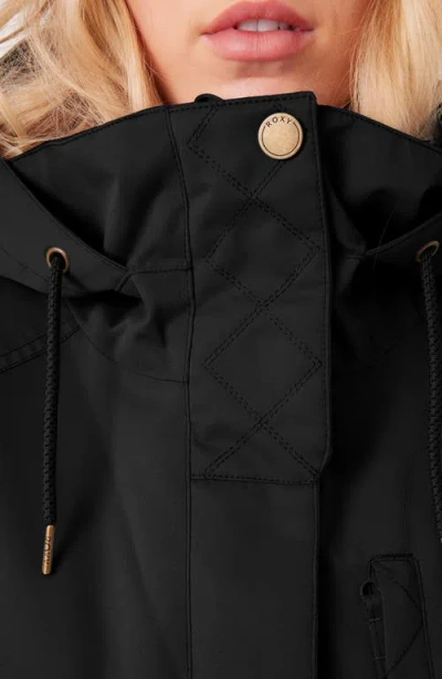 Roxy Women's Billie 3-way Adjustable Hooded Insulated Snow Jacket In Black