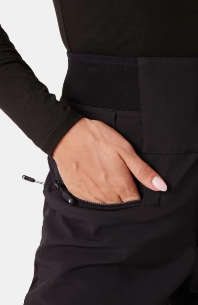 Roxy Rising High Waterproof Shell Snow Pants In Black