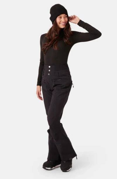 Roxy Rising High Waterproof Shell Snow Pants In Black