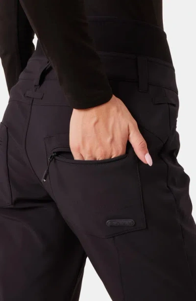 Roxy Rising High Waterproof Shell Snow Pants In Black