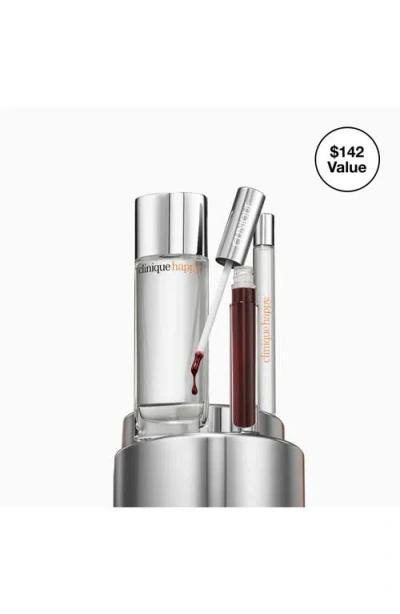 Clinique 3-pc. Perfectly Happy Perfume & Lip Gloss Gift Set In Transparent