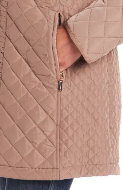 Gallery Womens Midweight Quilted Jacket In Pink