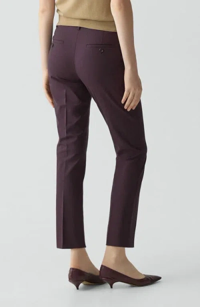 Theory Treeca 2 Crop Suit Pants In Brown