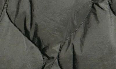 Rag & Bone Dane Padded Shirt Jacket In Green