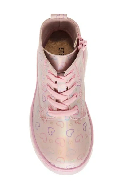 Steve Madden Kids' Tzeta Lace-up Bootie In Multi