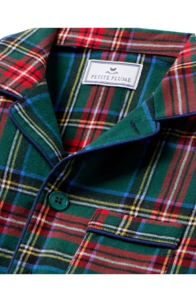 Petite Plume Kids' 2-piece Kensington Tartan Pajamas In Multi