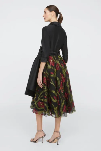 Theia Azura Shirt Dress In Multi