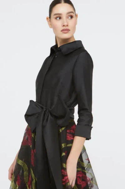 Theia Azura Shirt Dress In Multi