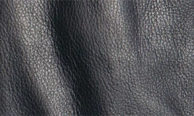 Schott Nyc Café Racer Oil Tanned Leather Moto Jacket In Blue