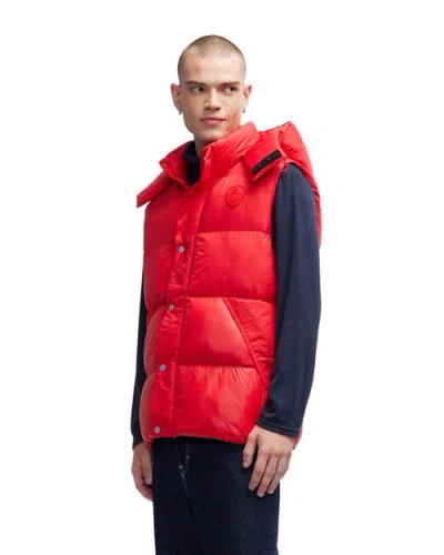Pajar Hyeon Lightweight Puffer Vest In Red