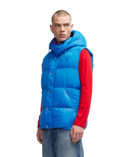 Pajar Channel Quilted Puffer Vest In Blue
