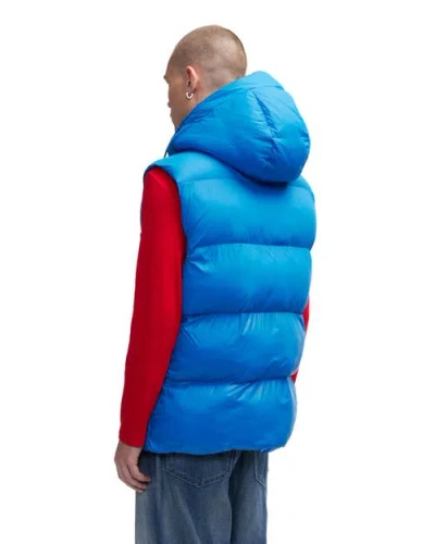 Pajar Channel Quilted Puffer Vest In Blue