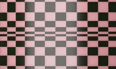 Boy Smells Festive Checker Hinoki Fantome Standard Candle 8.5 Oz. In Pink