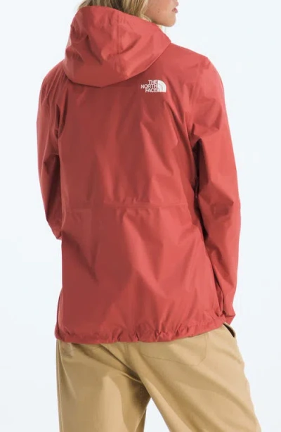 The North Face Women's Alta Vista Hooded Rain Jacket In Red