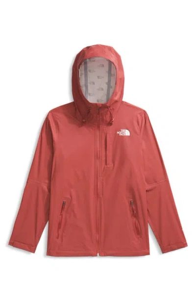 The North Face Women's Alta Vista Hooded Rain Jacket In Red
