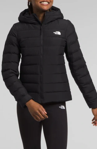 The North Face Belleview Stretch 600-fill Power Down Coat In Black