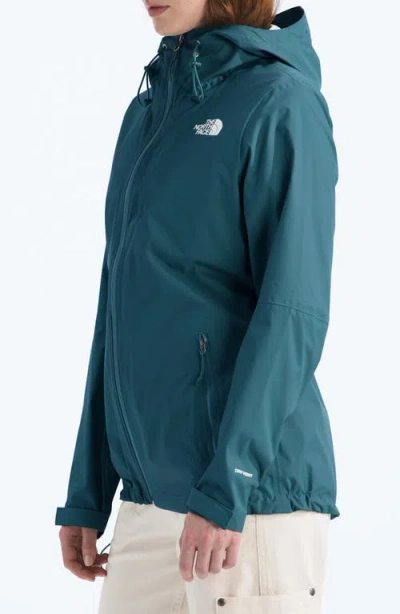 The North Face Antora Rain Parka In Blue