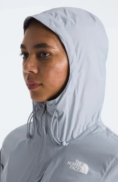 The North Face Women's Alta Vista Hooded Rain Jacket In Gray