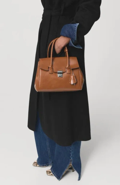 Mango Wool Blend Wrap Coat In Black