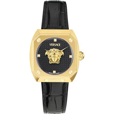 Versace Antares Lady 35mm In Gold