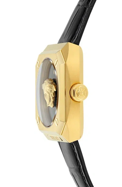 Versace Antares Lady 35mm In Gold