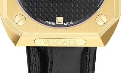 Versace Antares Lady 35mm In Gold