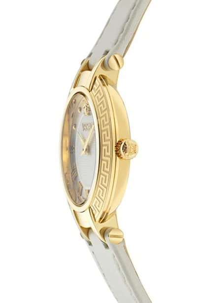 Versace Greca-bezel 34mm In Gold